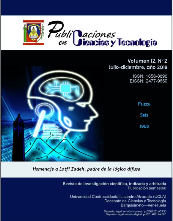 Publicaciones en Ciencias y Tecnologia Vol 12 nro 2 año 20189